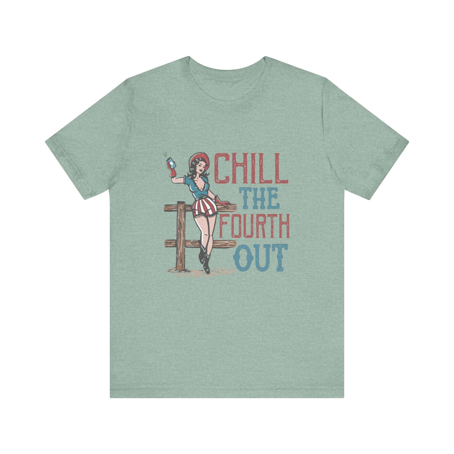 Cowgirl July 4th Retro Shirt, 4th of July Boho Independence Day Tee - PopCultureByDesign36