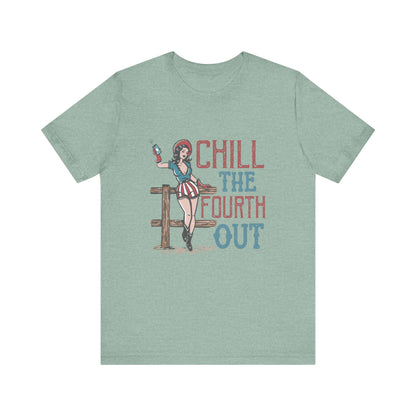 Cowgirl July 4th Retro Shirt, 4th of July Boho Independence Day Tee - PopCultureByDesign36
