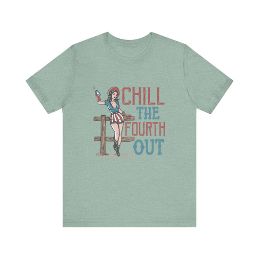 Cowgirl July 4th Retro Shirt, 4th of July Boho Independence Day Tee - PopCultureByDesign36