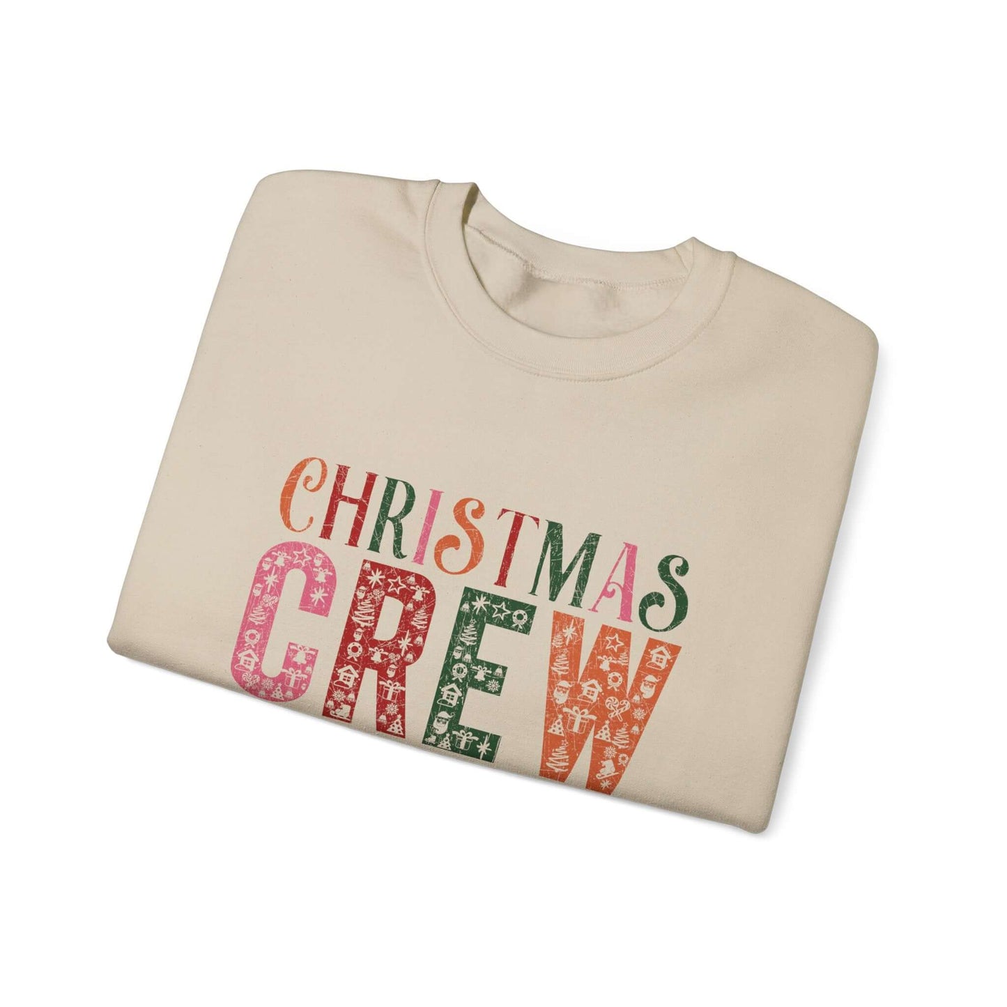 Christmas Crew Sweatshirt, Winter Festive Sweater, Xmas Gift Idea - PopCultureByDesign36