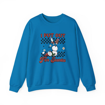 I Put Out For Santa Sweatshirt, Funny Christmas Sweatshirt, Funny Santa Sweatshirt - PopCultureByDesign36