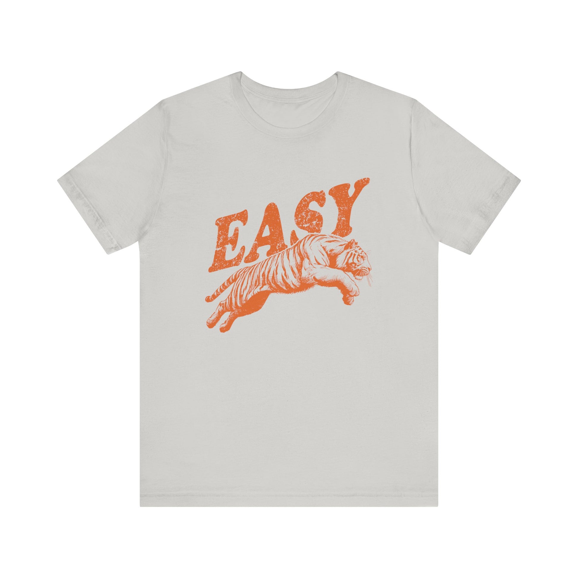 Easy Orange Tiger Shirt, Retro Boho Tee, Hippie Clothes, Indie Shirt - PopCultureByDesign36