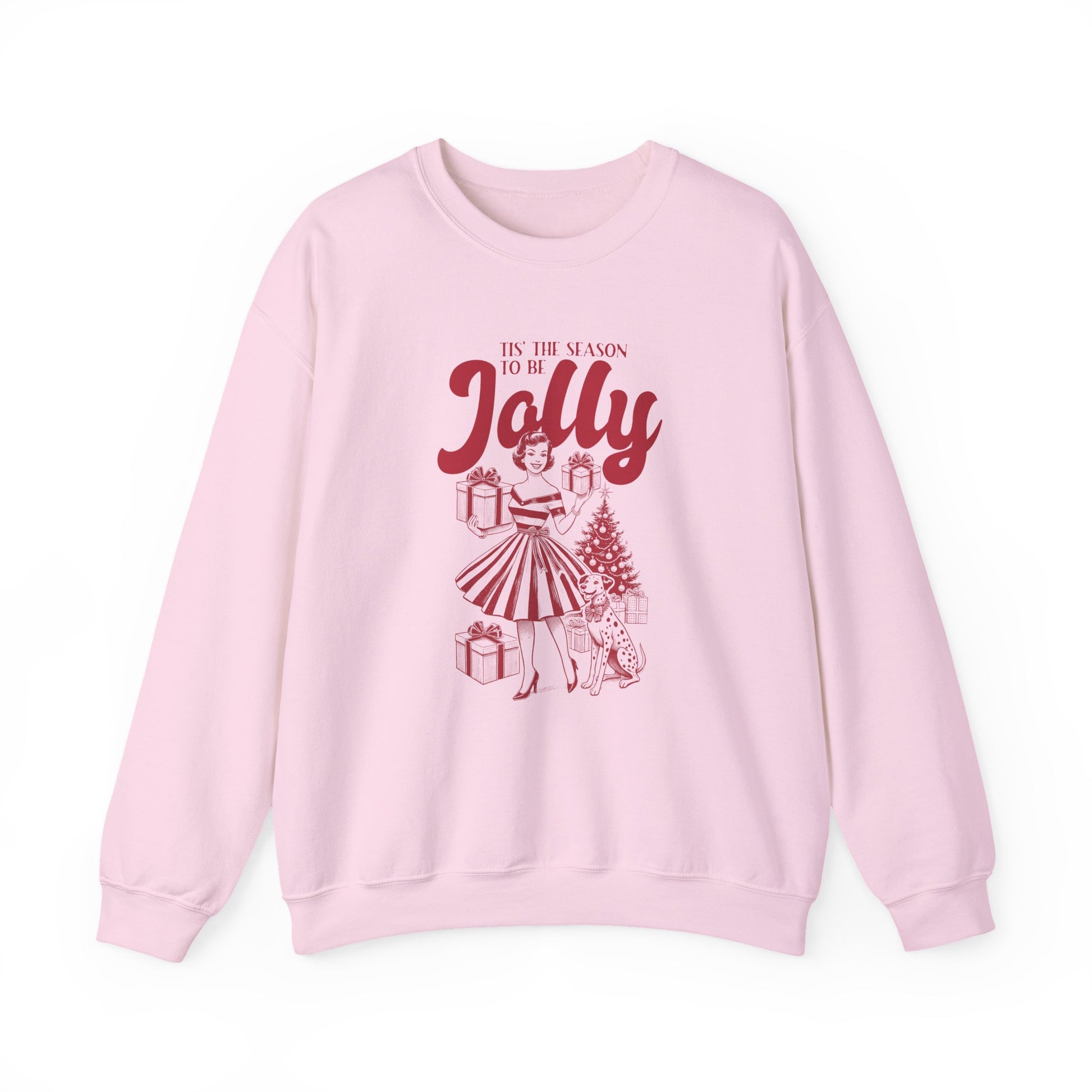 Christmas Sweatshirt, Pin Up Girl Christmas, Christmas Jolly - PopCultureByDesign36