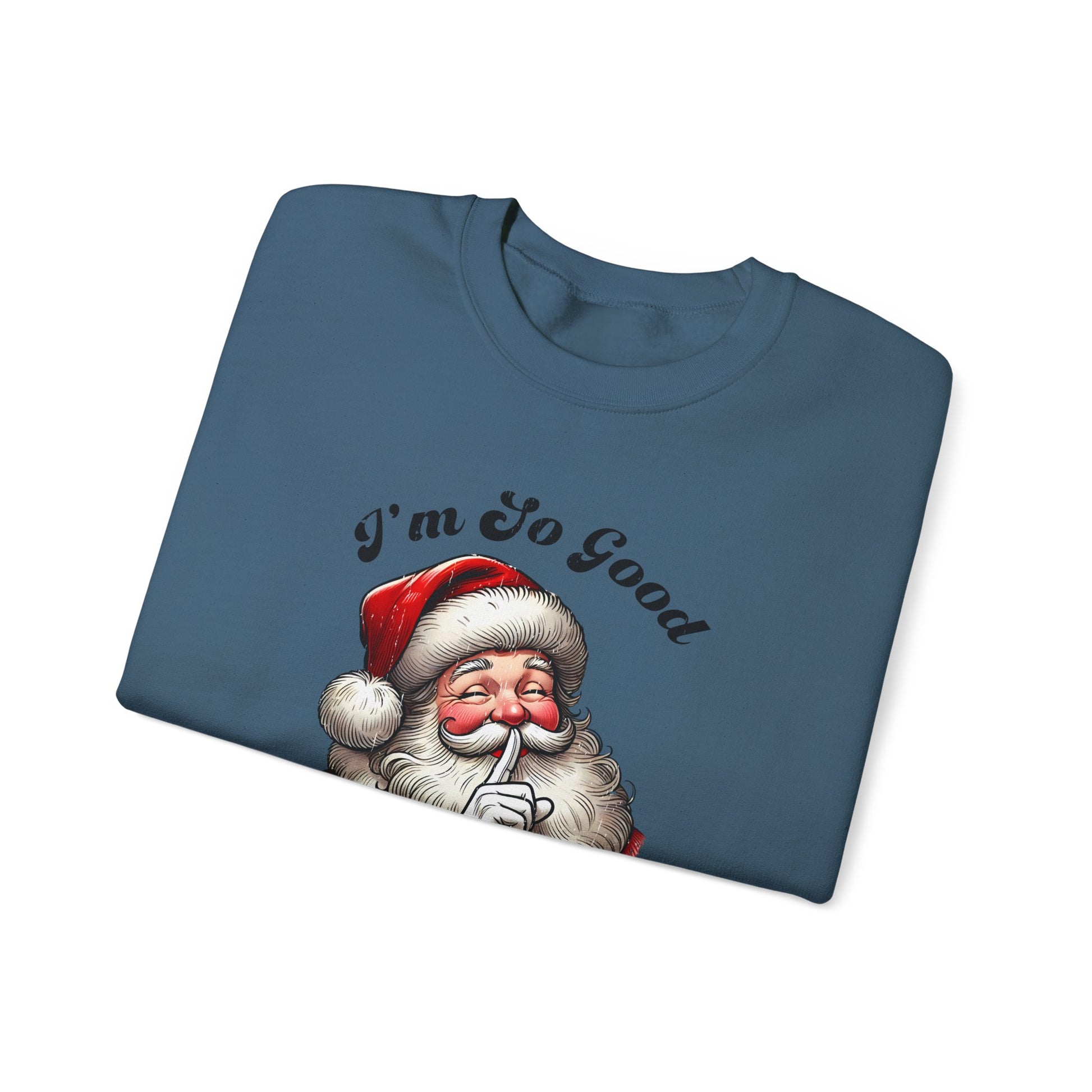 Funny Santa Sweatshirt, Women Ugly Christmas Sweatshirt, Holiday Sweatshirt - PopCultureByDesign36