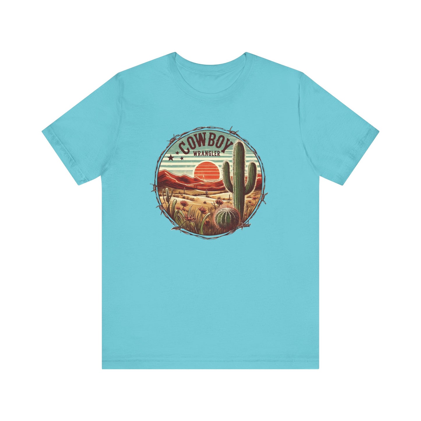 Cowboy Wrangler Shirt, Texas Shirt, Country Music Shirt, Western Shirt - PopCultureByDesign36