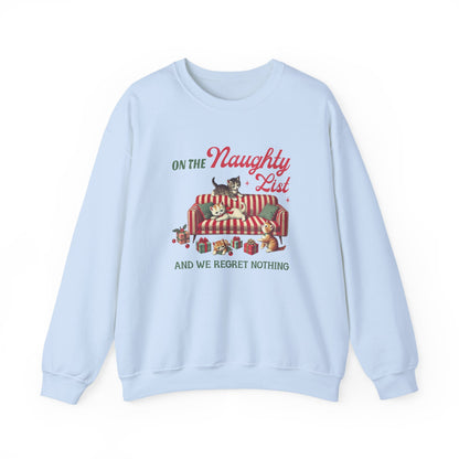Cat Christmas Sweater, Christmas Cat Sweatshirt, Kitten Christmas Shirt - PopCultureByDesign36