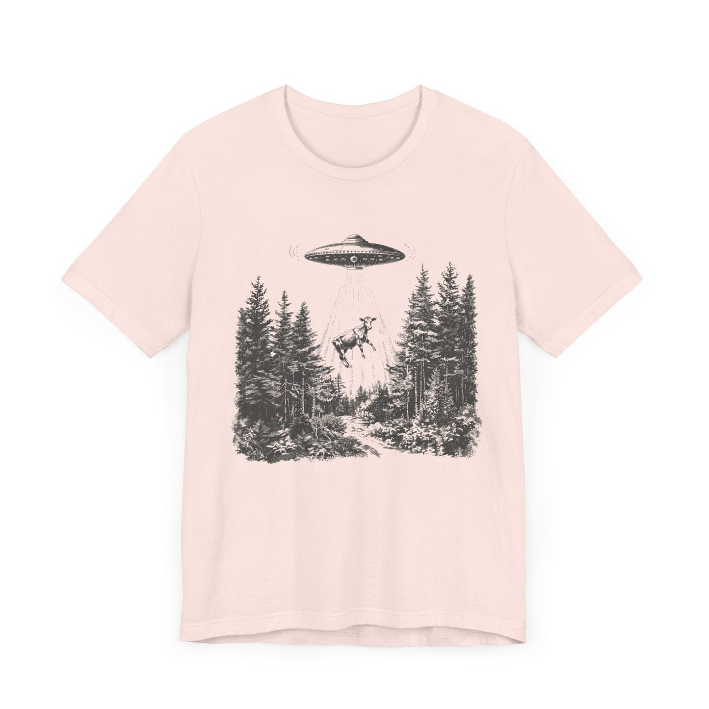 Ufo Cow Shirt, Retro T-Shirt, Vintage Cow Ufo TShirt, Ufo Graphic Tee - PopCultureByDesign36