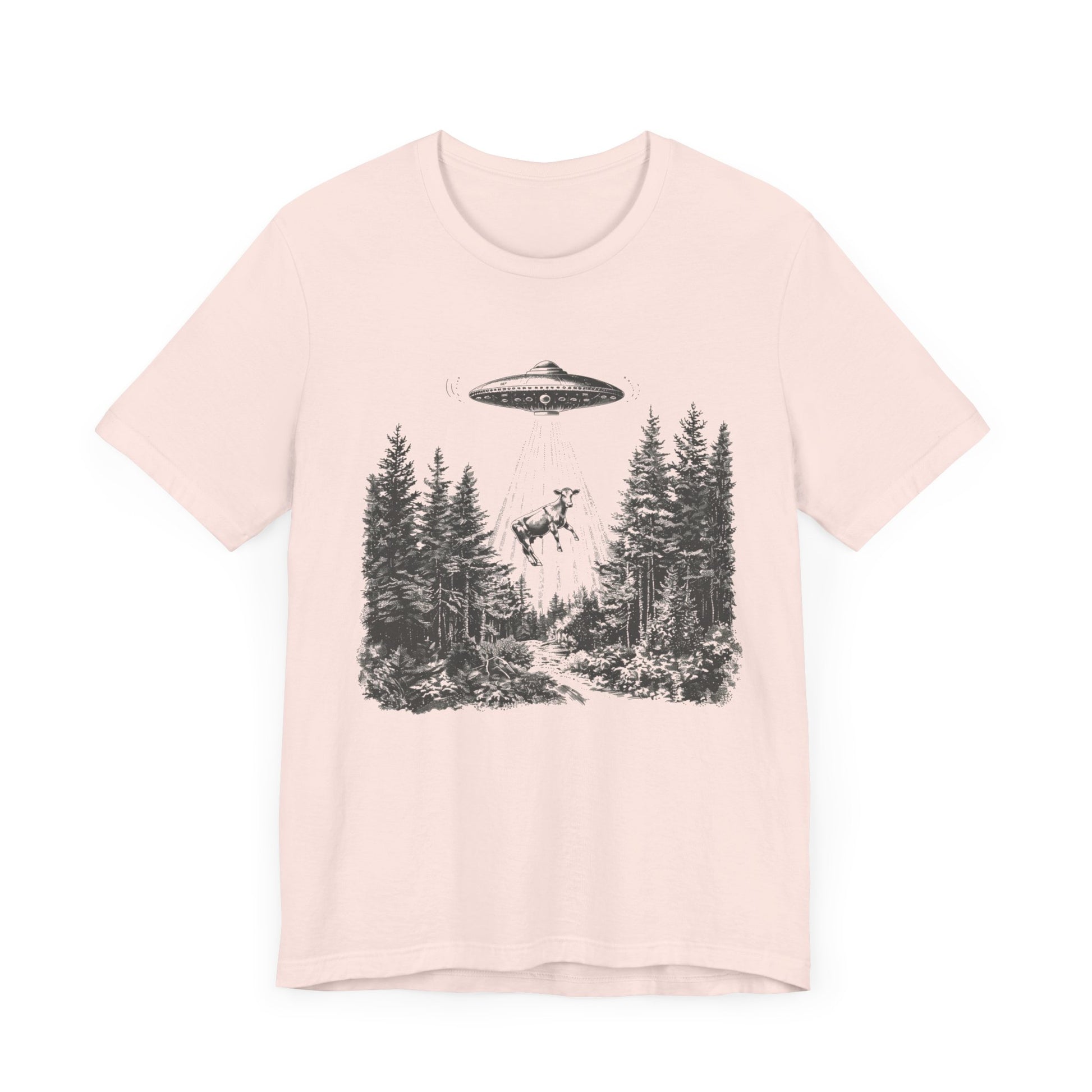 Ufo Cow Shirt, Retro T-Shirt, Vintage Cow Ufo TShirt, Ufo Graphic Tee - PopCultureByDesign36