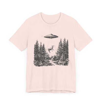 Ufo Cow Shirt, Retro T-Shirt, Vintage Cow Ufo TShirt, Ufo Graphic Tee - PopCultureByDesign36