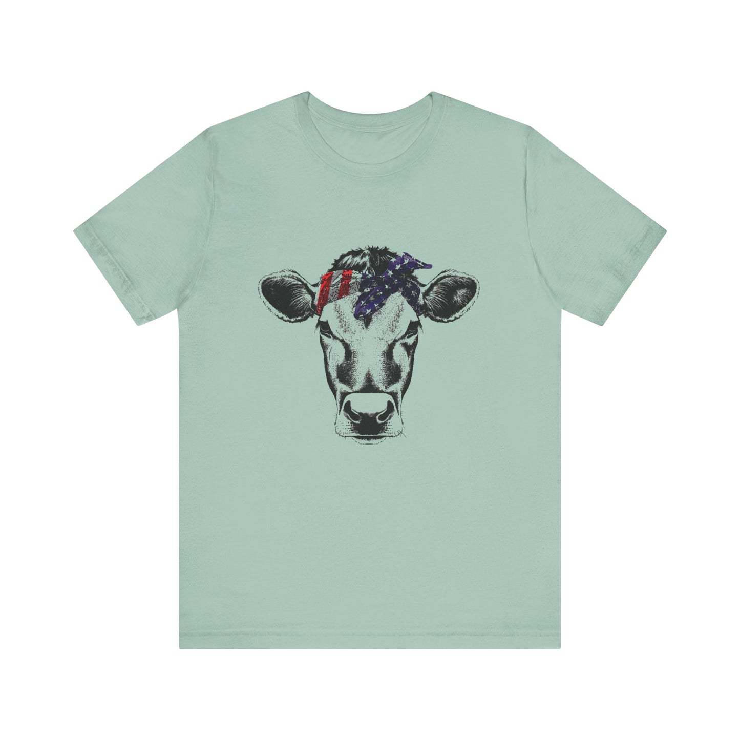 Highland Cow shirt, American Flag Shirt, Funny Cow Shirt, Independence Day - PopCultureByDesign36