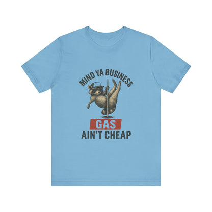 Funny Raccoon Pole Dancing Unisex Tee, Humorous Graphic Tee, - PopCultureByDesign36