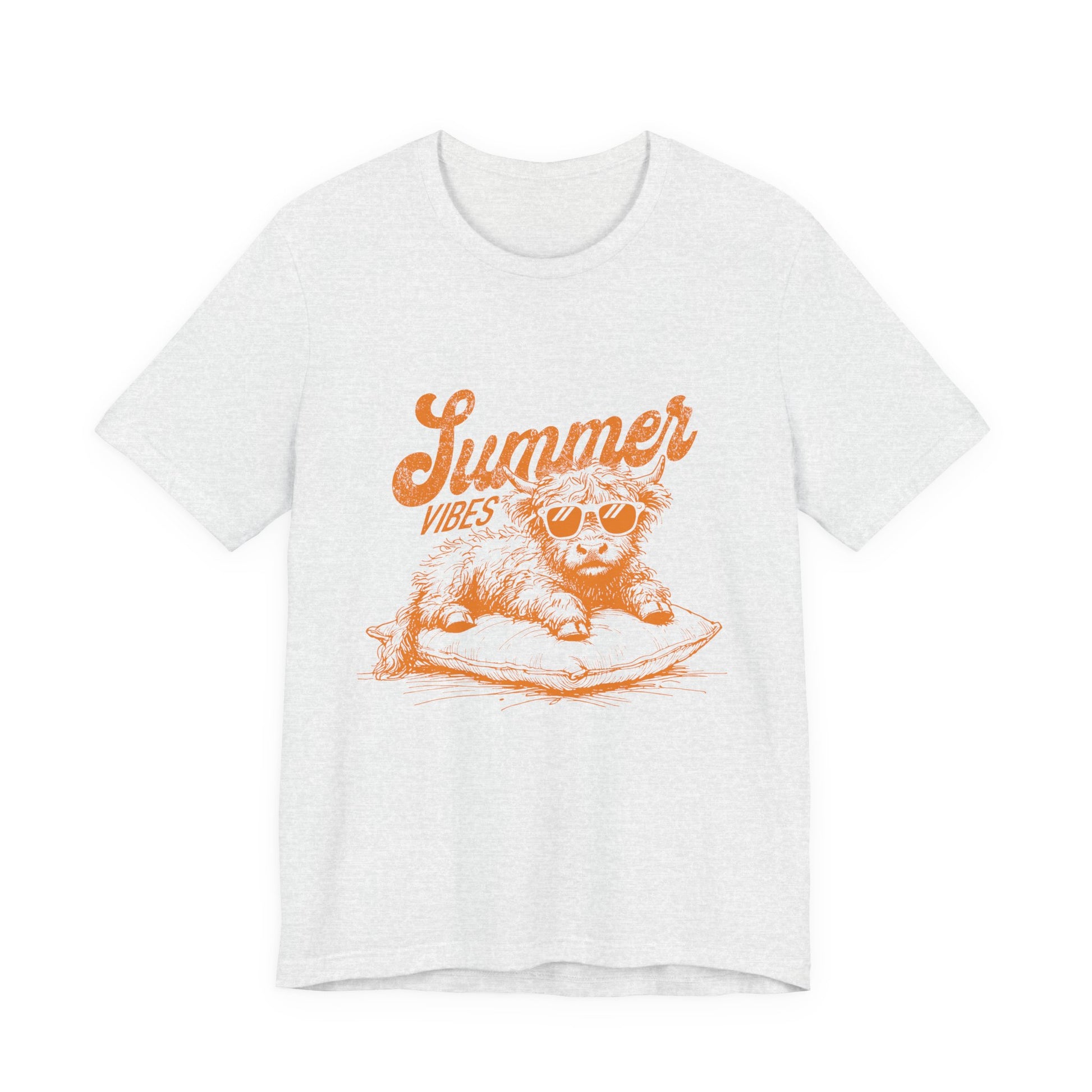 Summer Vibes Highland Cow Shirt, Western Shirt, Cow Shirt - PopCultureByDesign36