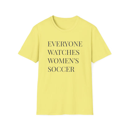 Womens Soccer T-Shirt, Female Athlete Sports Women's Sports - PopCultureByDesign36