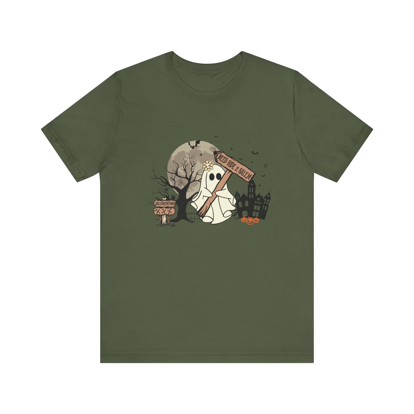 Funny Ghost Needing a Ride, Funny Ghost Shirt, Hitchhiking Ghost Shirt - PopCultureByDesign36