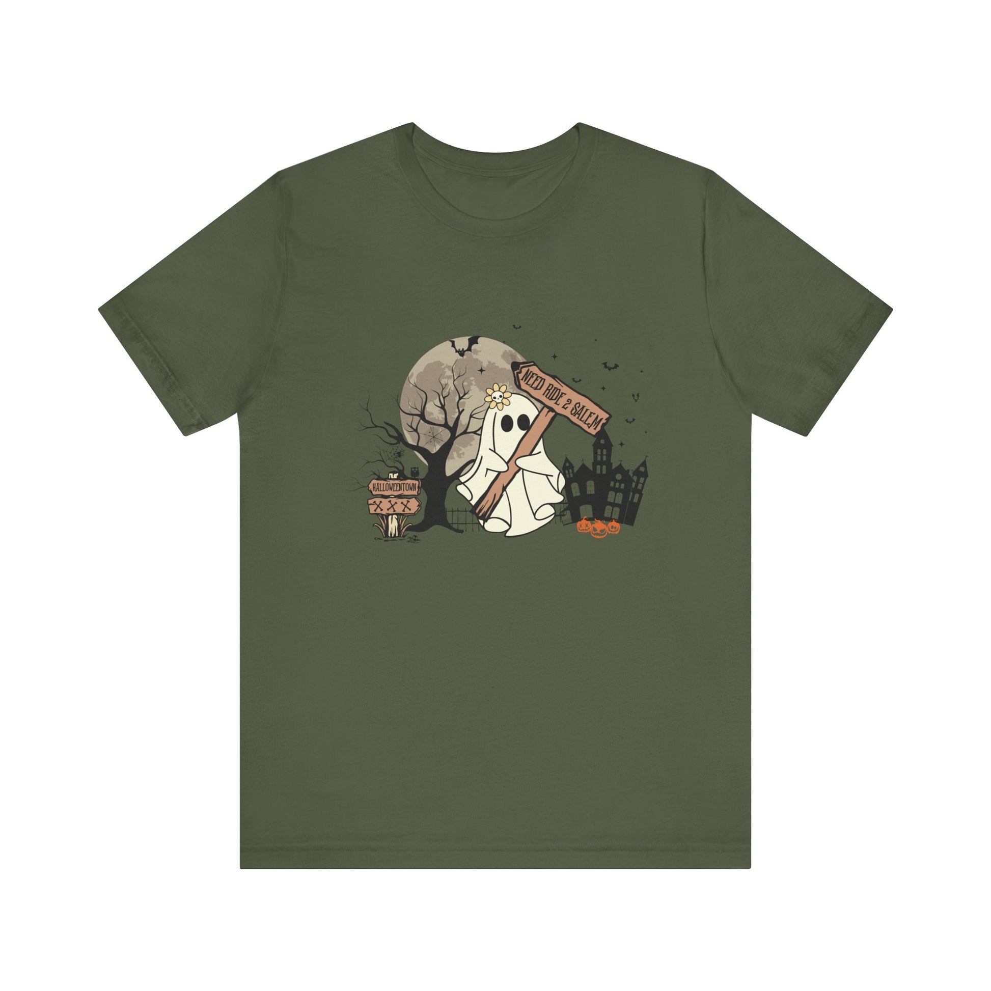 Funny Ghost Needing a Ride, Funny Ghost Shirt, Hitchhiking Ghost Shirt - PopCultureByDesign36