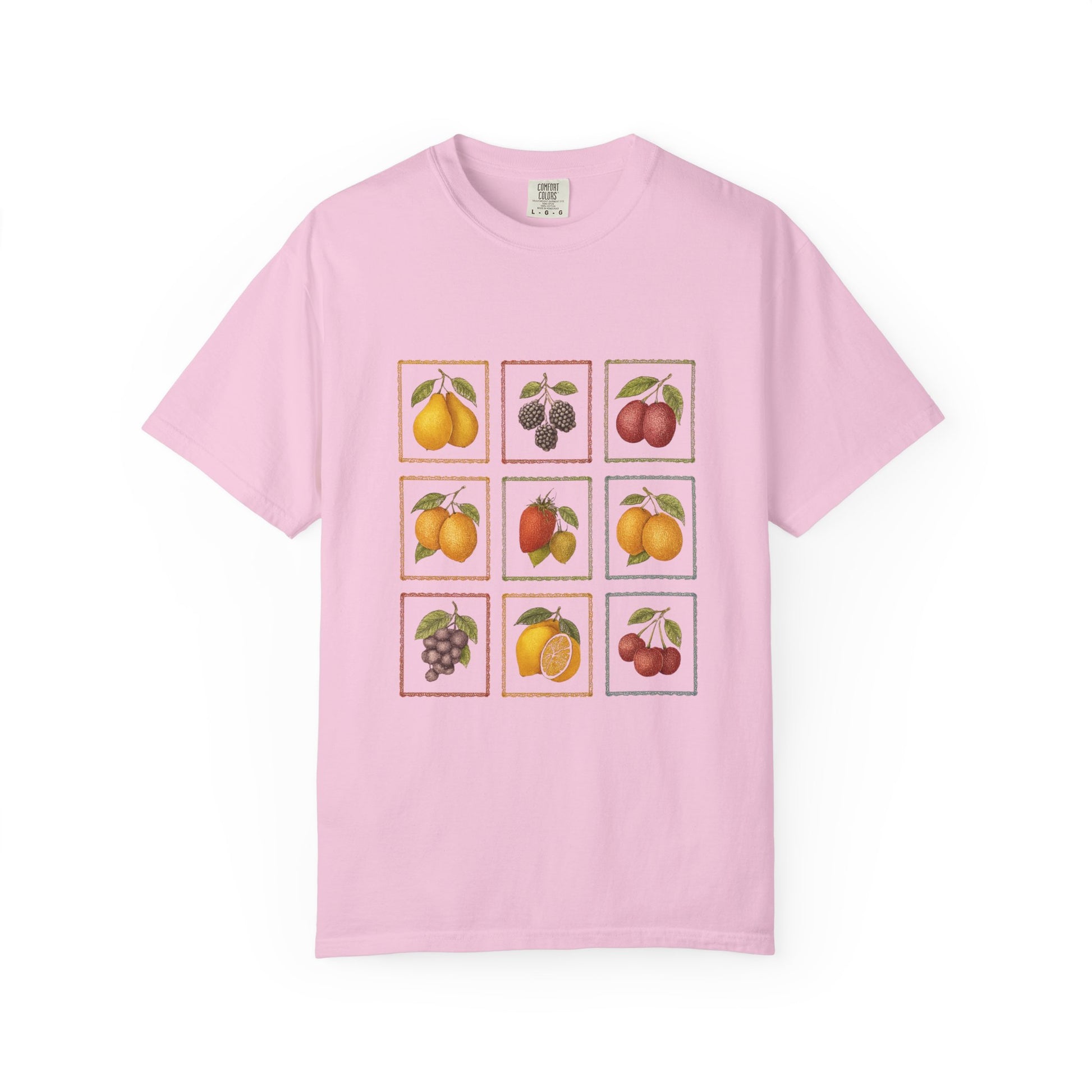 Vintage Fruit Stamp Shirt, Art Graphic Fruit Shirt, Fruit Stamp - PopCultureByDesign36