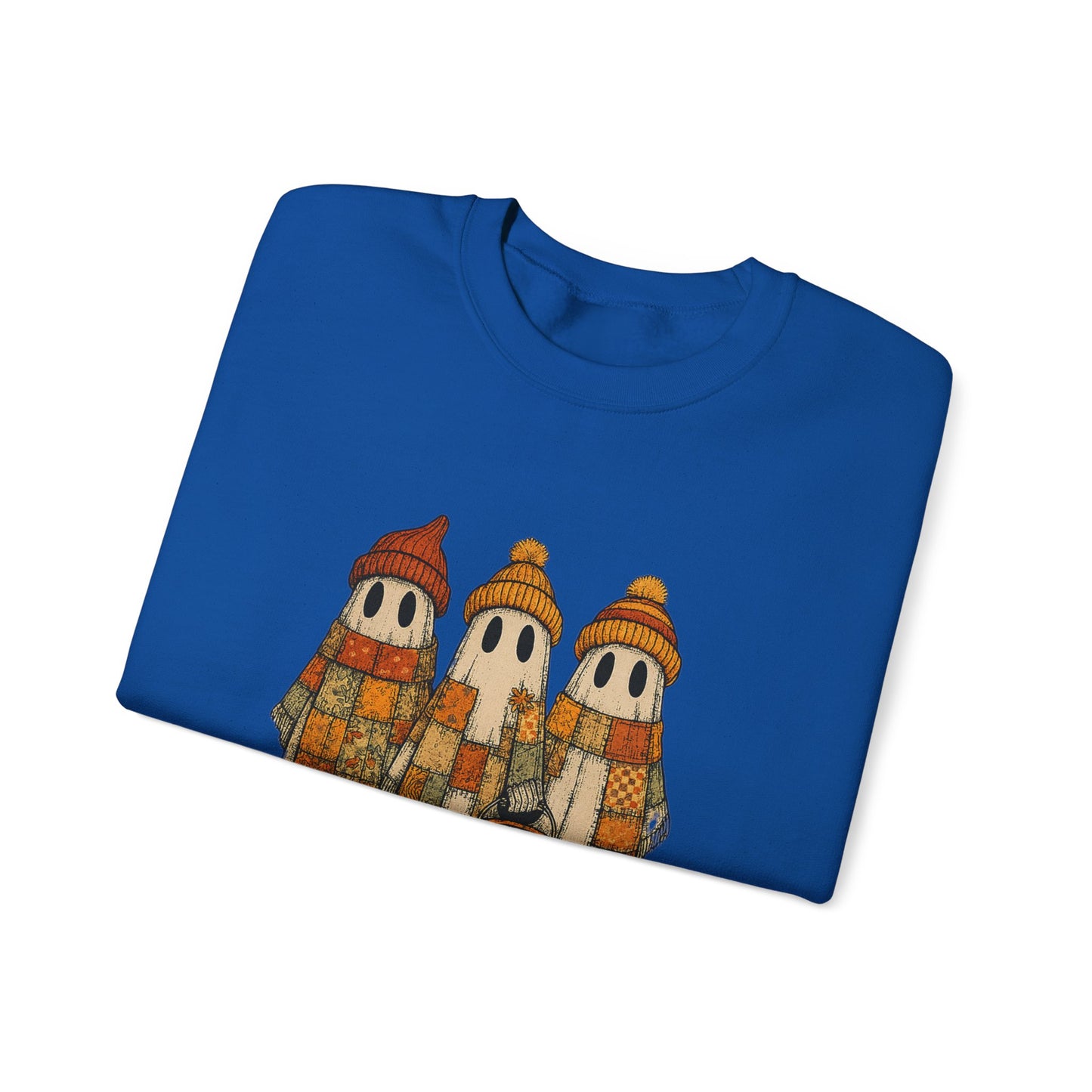 Halloween Ghost Trio Sweatshirt, Cute Fall Outfits, Spooky Season - PopCultureByDesign36