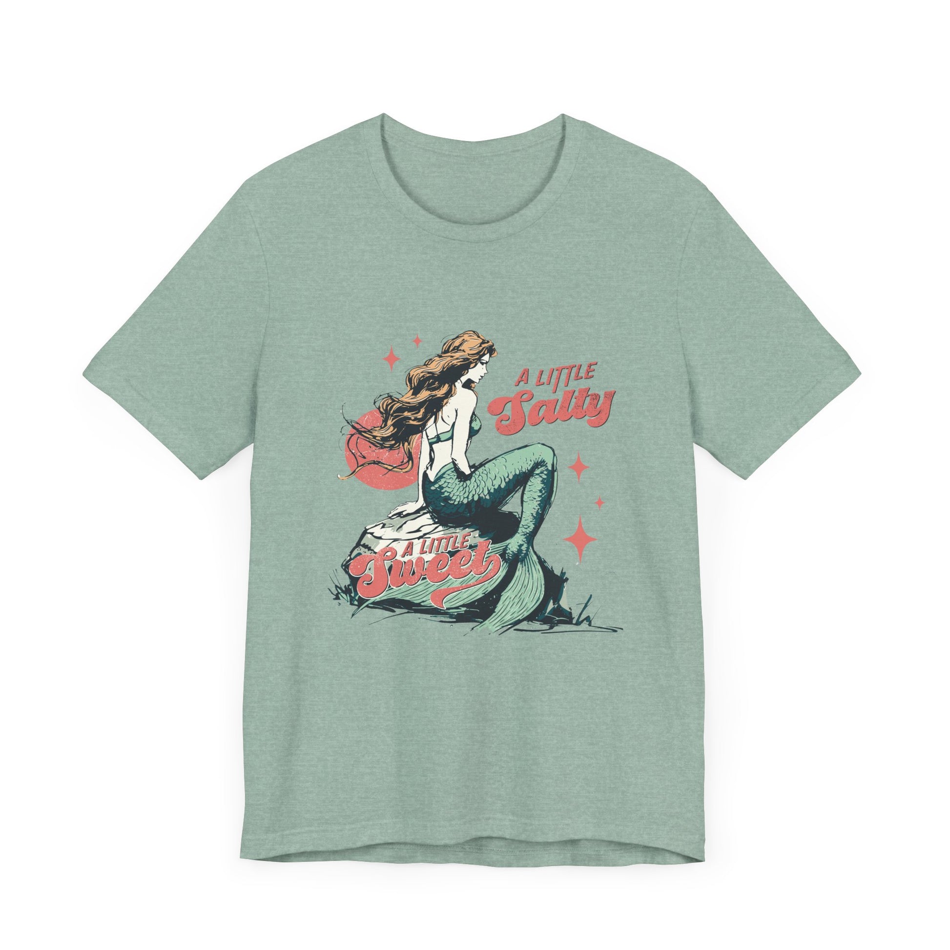 Mermaid TShirt, Summer Vibes Mermaid Shirt, Beach Sea Life - PopCultureByDesign36