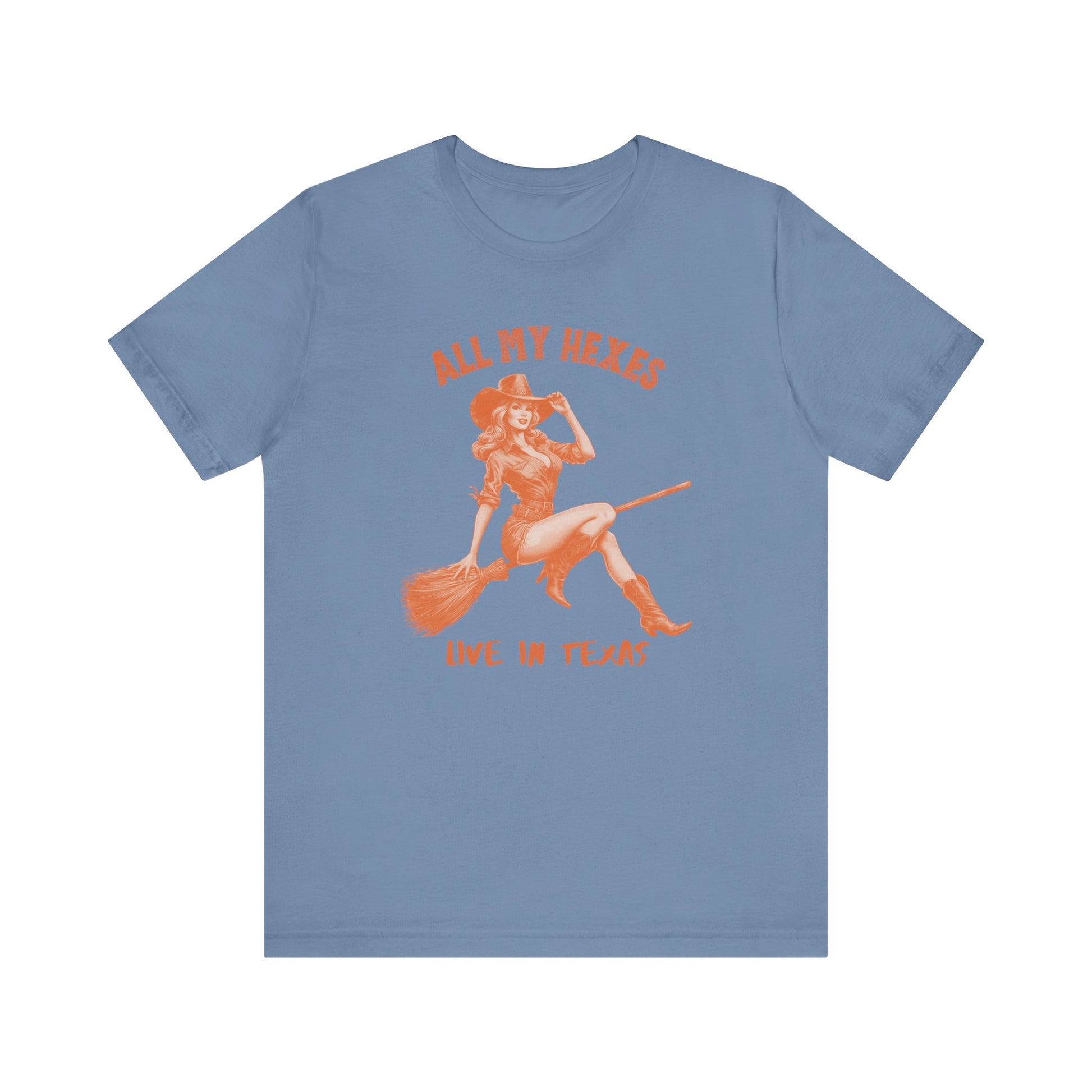 Witch Cowgirl Tee, Vintage Western Halloween T-Shirt, Witchy Vibes - PopCultureByDesign36