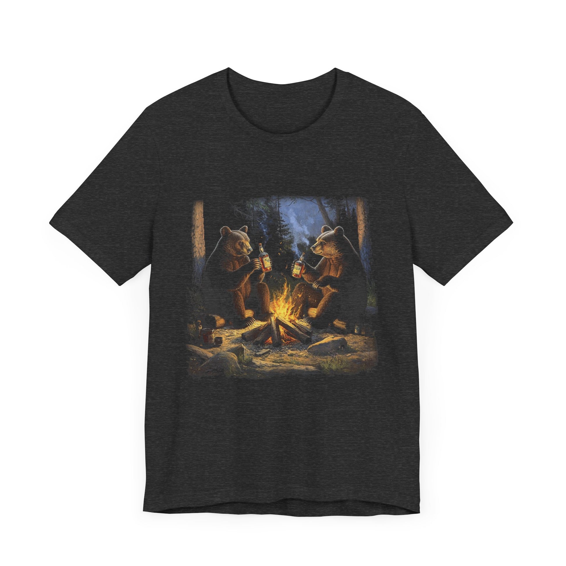 Beer Drinking Grizzly Bear Tshirt, Bear Lover Shirt, Camping Shirts - PopCultureByDesign36