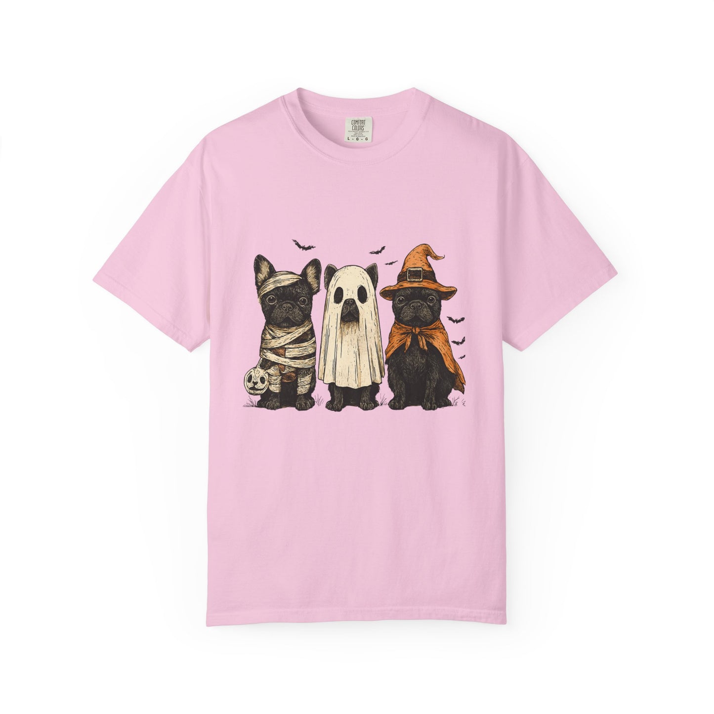 French Puppies Halloween T-shirt, Cute Frenchie Halloween, Dog Lover Shirt - PopCultureByDesign36