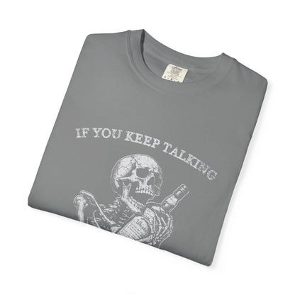 Skeleton Liquor T-shirt, Funny Drinking Tee, Alcohol Lover Gift - PopCultureByDesign36