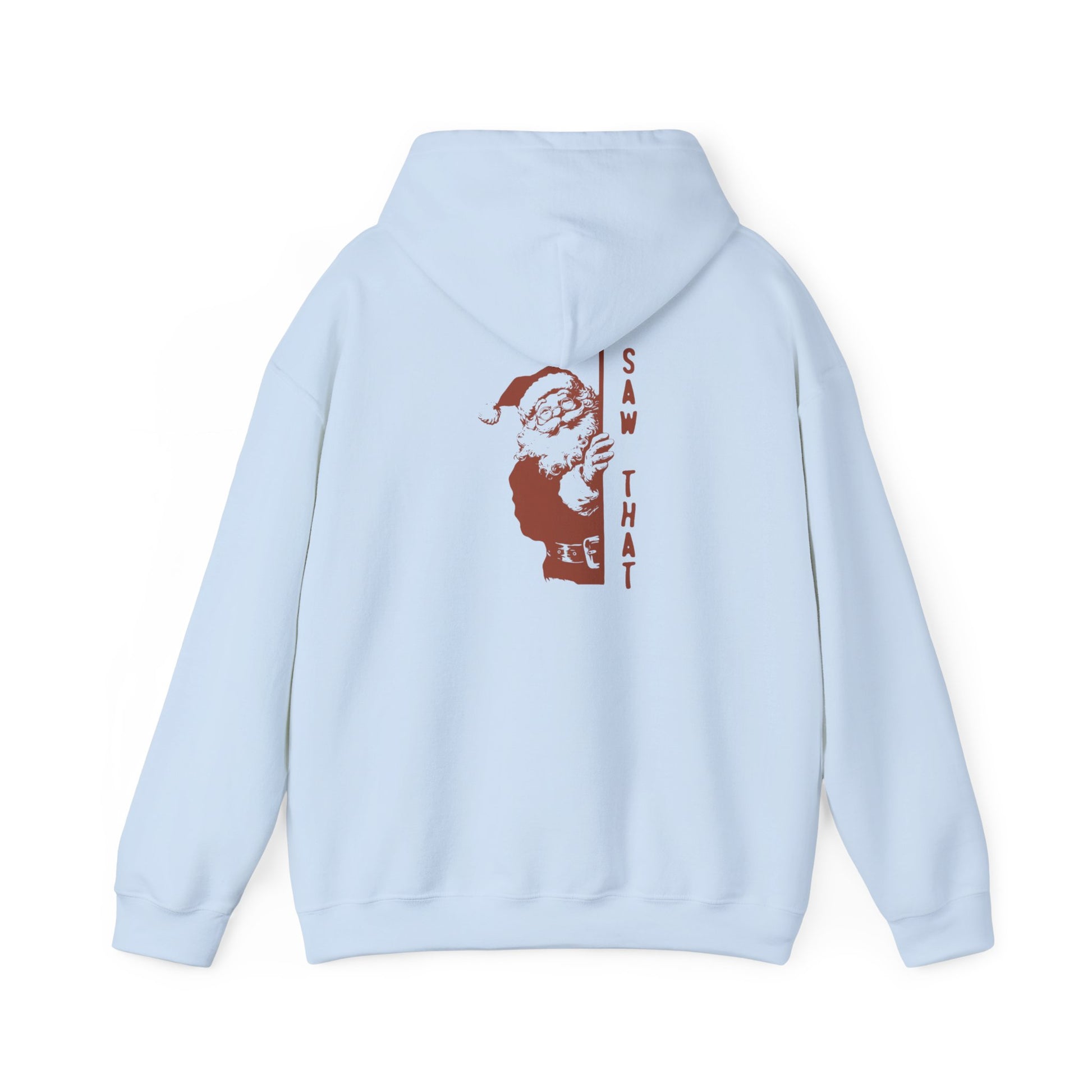 Christmas Santa Hoodie, Cozy Holiday Sweatshirt, Funny Santa Hoodie - PopCultureByDesign36