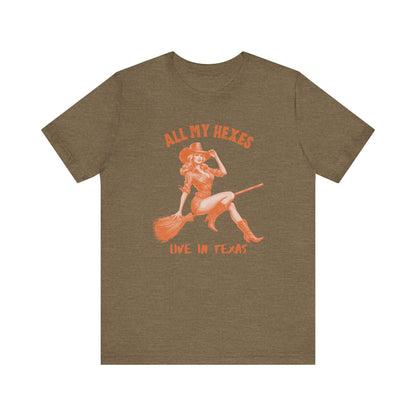 Witch Cowgirl Tee, Vintage Western Halloween T-Shirt, Witchy Vibes - PopCultureByDesign36