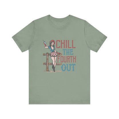 Cowgirl July 4th Retro Shirt, 4th of July Boho Independence Day Tee - PopCultureByDesign36