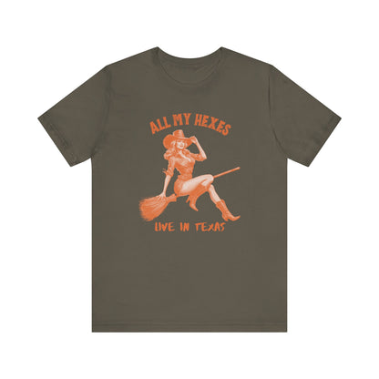 Witch Cowgirl Tee, Vintage Western Halloween T-Shirt, Witchy Vibes - PopCultureByDesign36