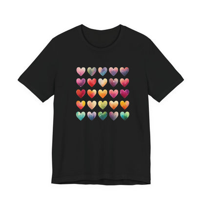 Bohemian Artsy Watercolor Shirt, Watercolor Tee, Watercolor Heart Tee - PopCultureByDesign36