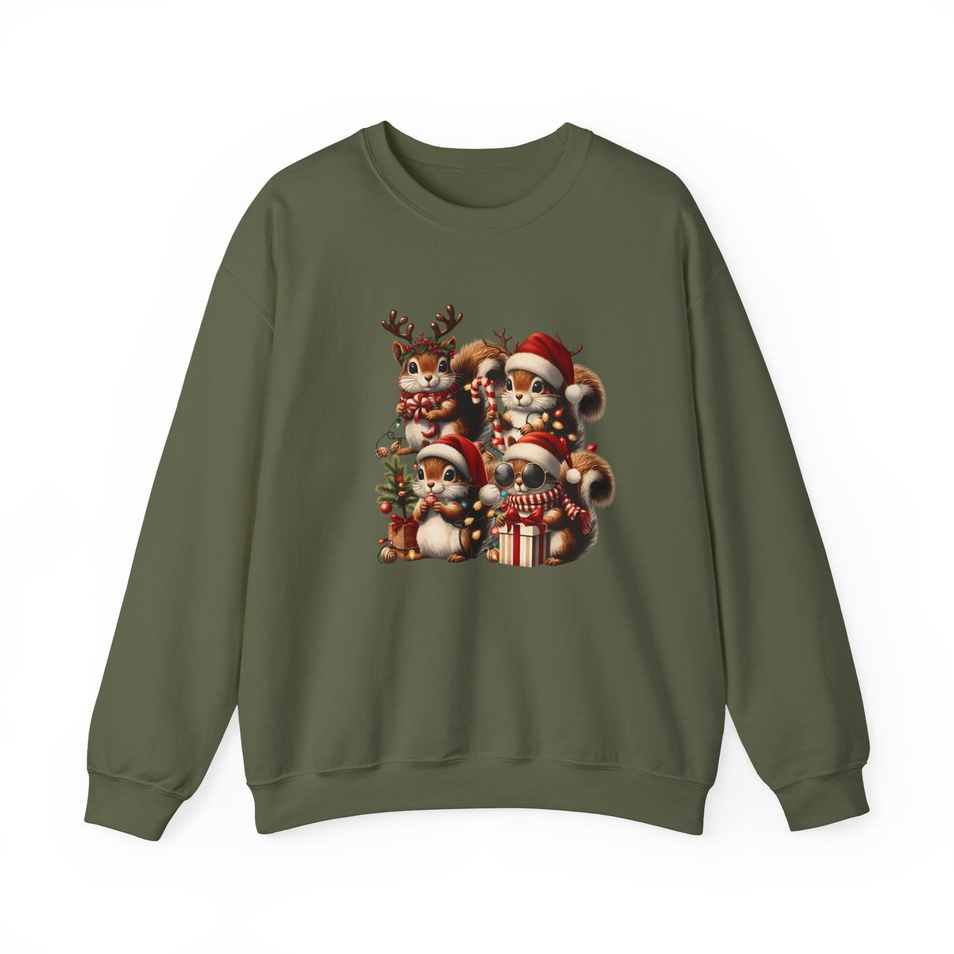 Funny Chipmunks Nut House Christmas Tee Shirt, Chipmunk Xmas Holiday Shirts - PopCultureByDesign36