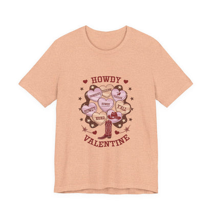Candy Heart Shirt, Valentine's Day Gift, Country Conversation Hearts Shirt - PopCultureByDesign36