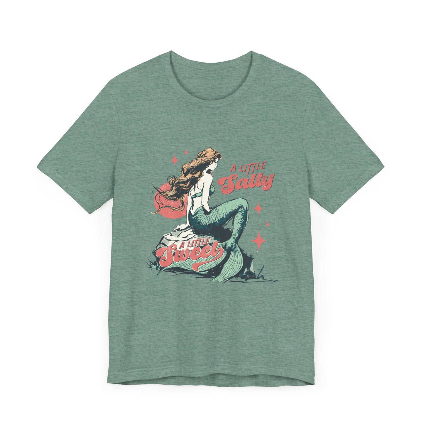 Mermaid TShirt, Summer Vibes Mermaid Shirt, Beach Sea Life - PopCultureByDesign36
