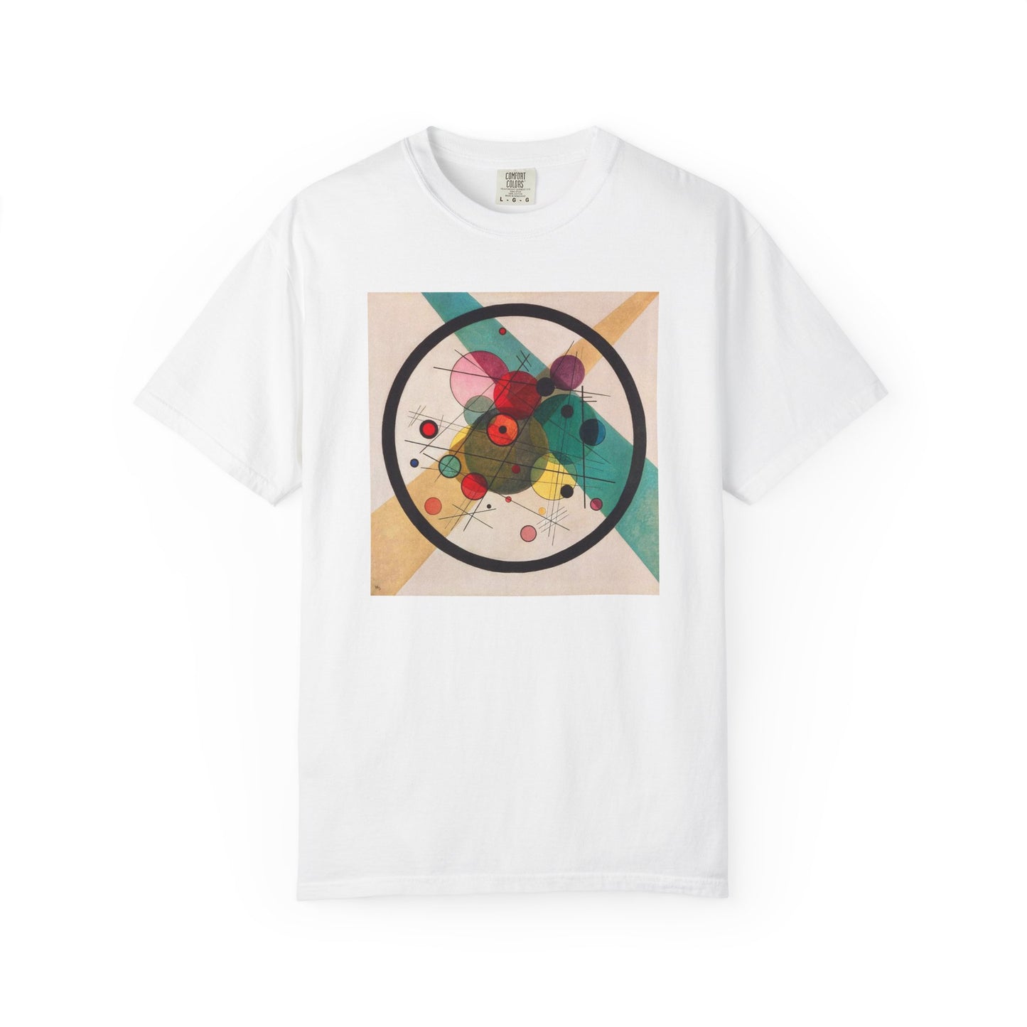 Abstract Art Tshirt, Circles in a Circle, Wassily Kandinsky,Kandinsky Art - PopCultureByDesign36