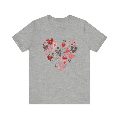 Valentine Heart Shirt, Heart Shirt, Love Shirt, Valentine Shirt, Valentines Day Shirt - PopCultureByDesign36