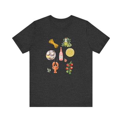 Italia Shirt, Coastal Grandma, Italian Summer Meal Tee - PopCultureByDesign36