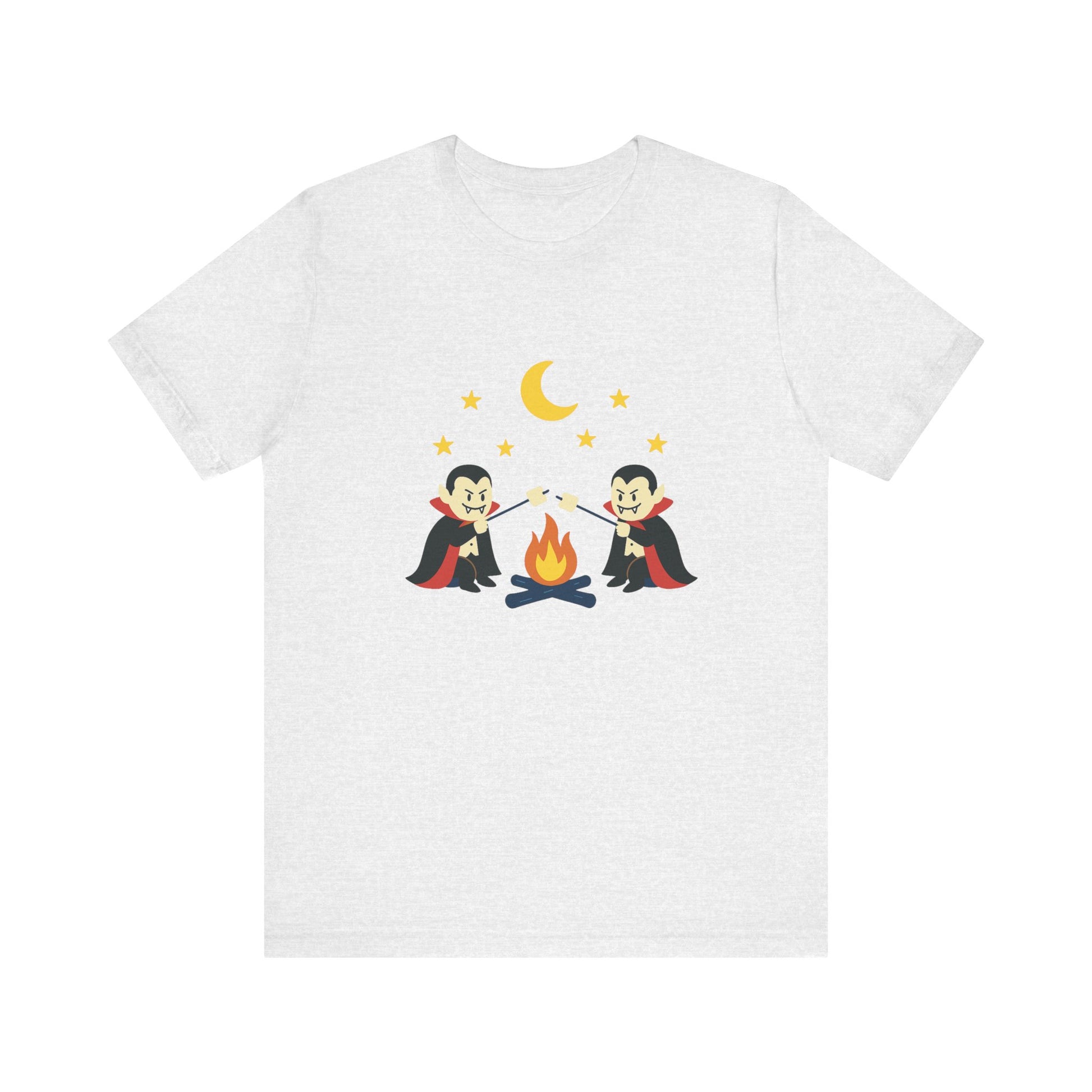 Camping Dracula Tee, Halloween Shirt, Spooky Camping Top - PopCultureByDesign36
