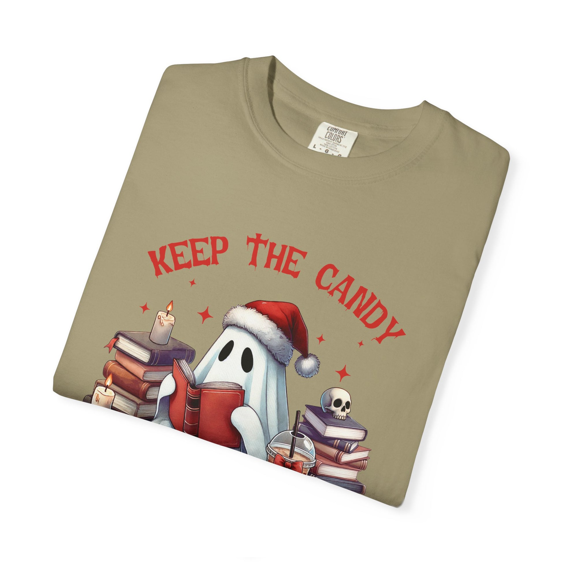 Retro Ghost Reading Books shirt, Librarian Ghost Halloween, Halloween Tee - PopCultureByDesign36