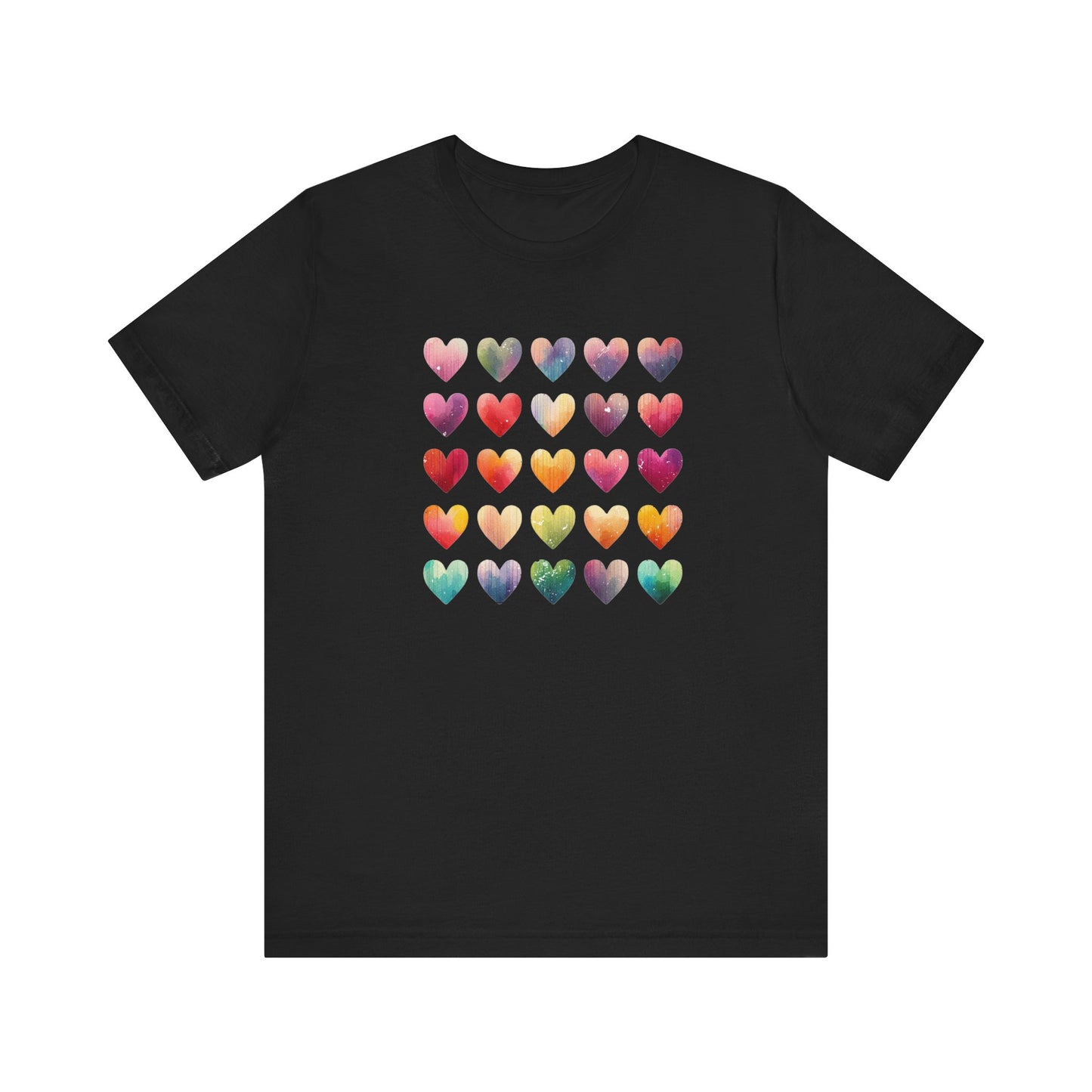 Bohemian Artsy Watercolor Shirt, Watercolor Tee, Watercolor Heart Tee - PopCultureByDesign36