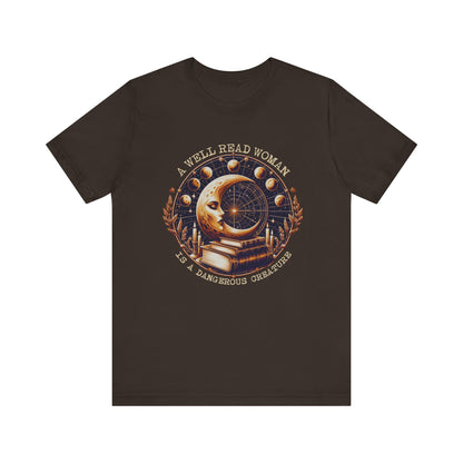 Reading Shirt, Librarian Shirt, Celestial Shirt, Book Lover Tee - PopCultureByDesign36