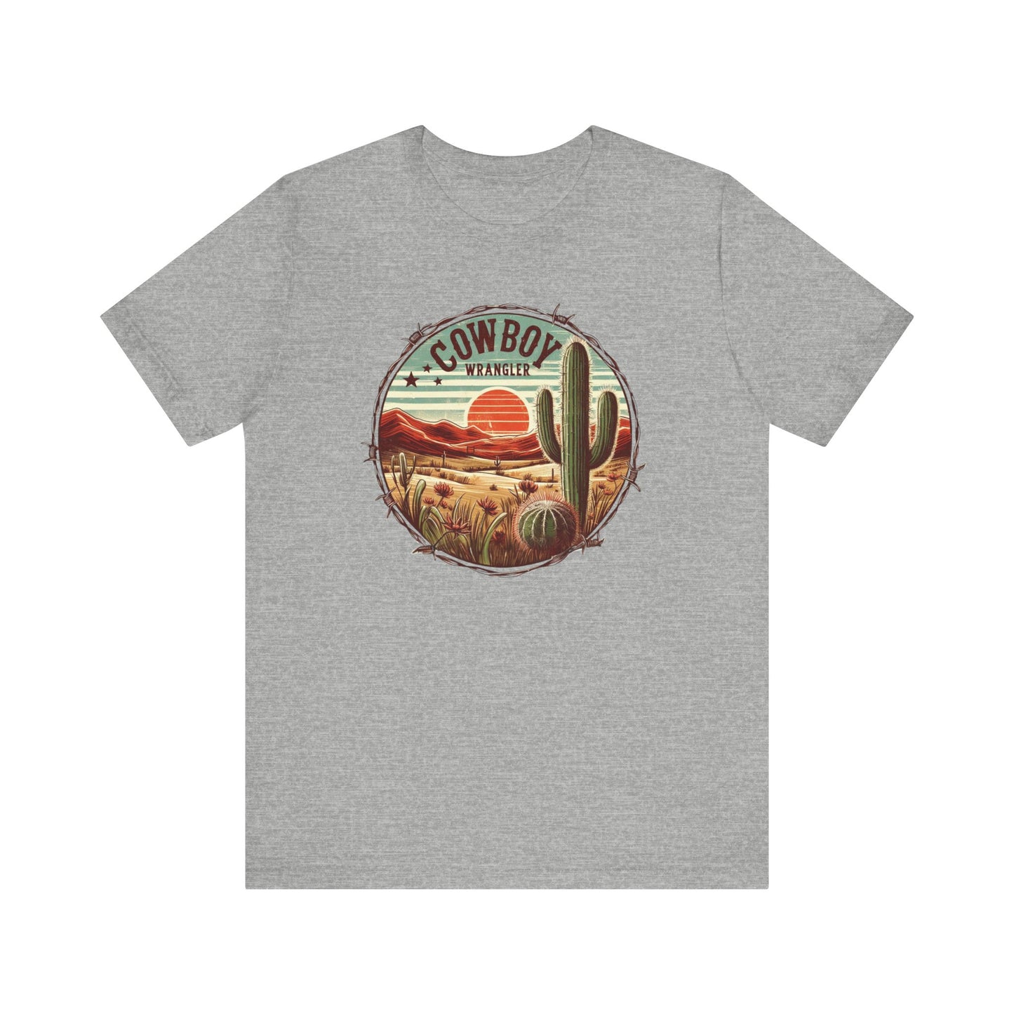 Cowboy Wrangler Shirt, Texas Shirt, Country Music Shirt, Western Shirt - PopCultureByDesign36
