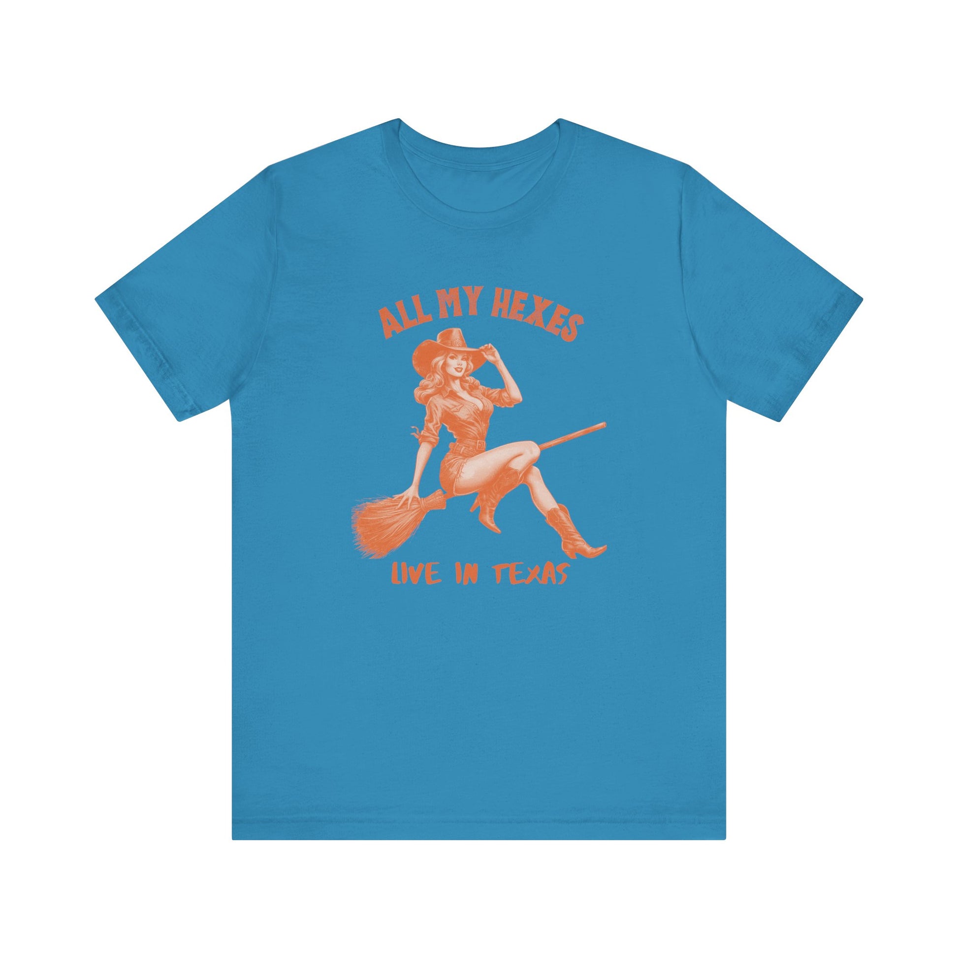 Witch Cowgirl Tee, Vintage Western Halloween T-Shirt, Witchy Vibes - PopCultureByDesign36