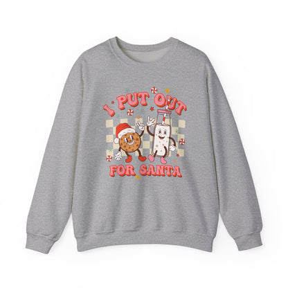 Put Out For Santa Sweatshirt, Funny Christmas Shirt, Funny Santa Sweatshirt - PopCultureByDesign36