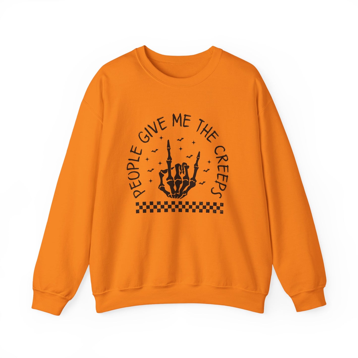 The Creeps Sweatshirt, Skeleton Hands Shirt, Skull Halloween Sweatshirt - PopCultureByDesign36