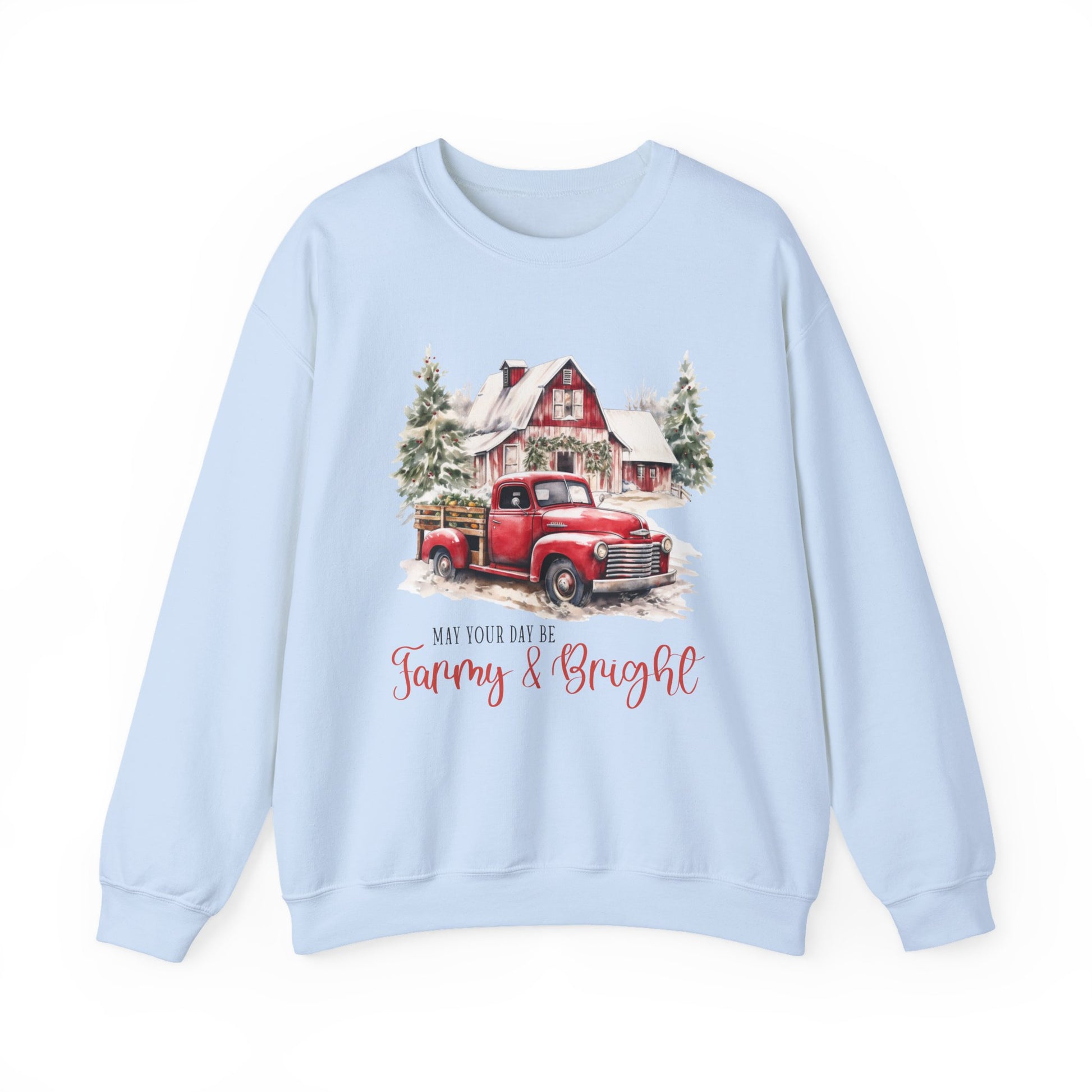 May your day be farmy and bright, Country Farm Christmas shirt - PopCultureByDesign36