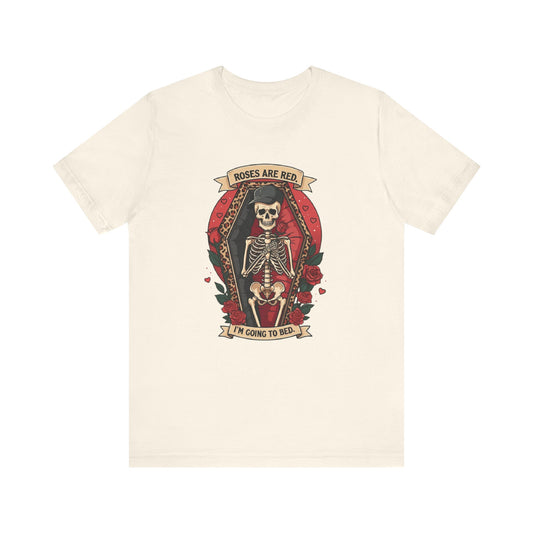 Valentine's Day Shirt, Funny Skeleton Valentines Shirt, I'm Dead Inside - PopCultureByDesign36
