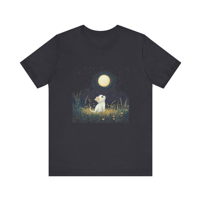 Retro Kitten Moon Tee Shirt, Cat Lover Gift, Moon Cat Top, Vintage Cat Shirt - PopCultureByDesign36