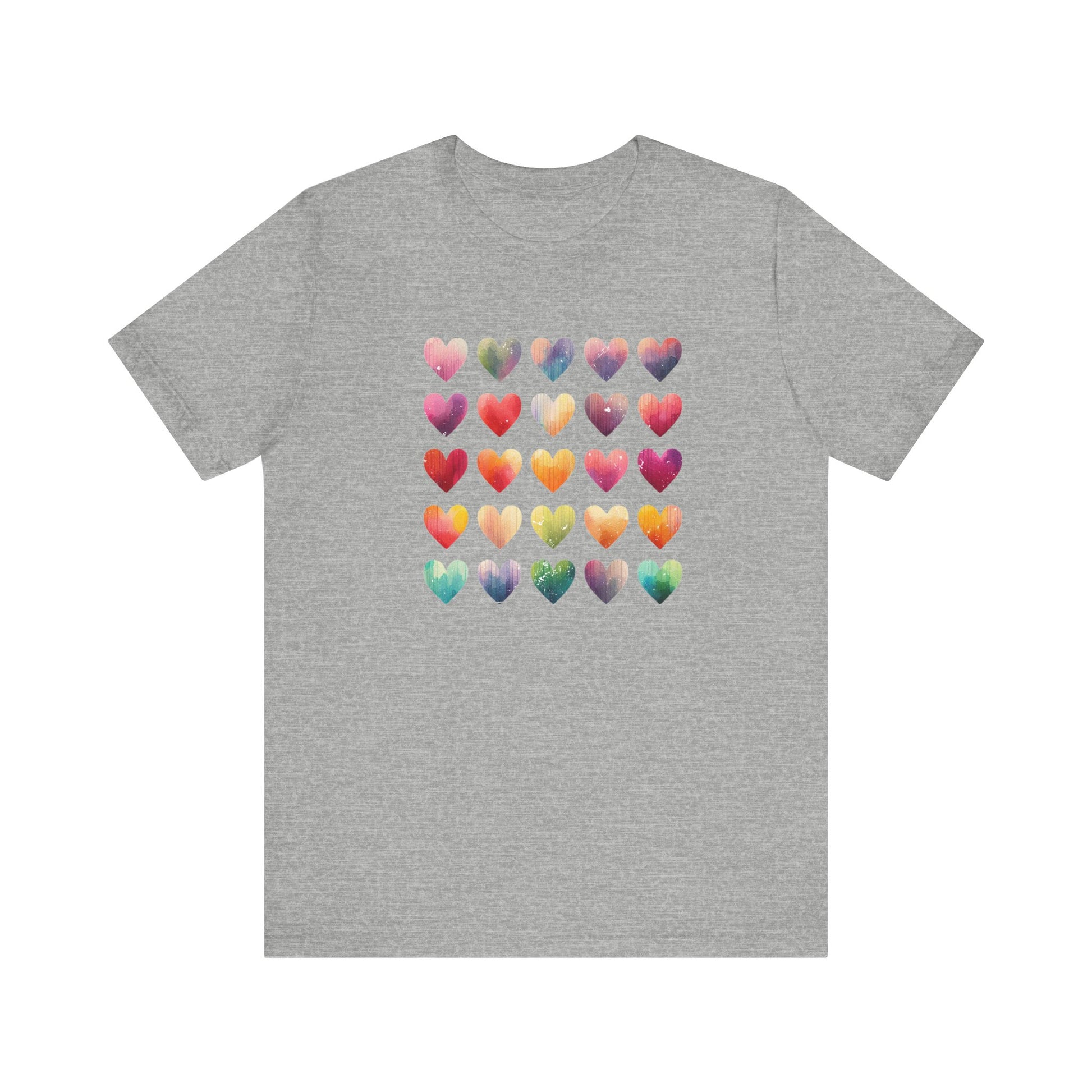 Bohemian Artsy Watercolor Shirt, Watercolor Tee, Watercolor Heart Tee - PopCultureByDesign36