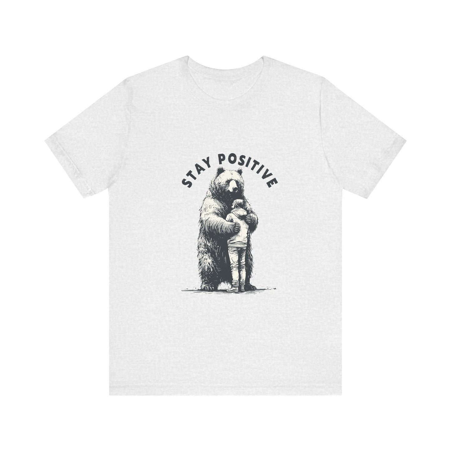 Stay Positive Bear Hug Shirt, Mental Health Shirt, Bear Hug Tee - PopCultureByDesign36